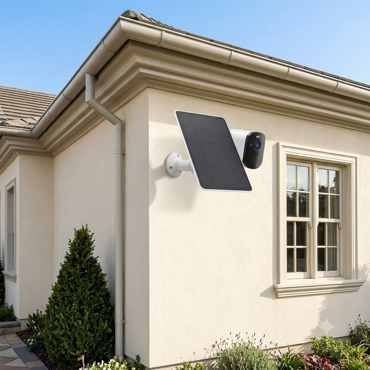 Panneau solaire 10W 5V Micro Type-C Cellules solaires extérieures Chargeur Panneaux solaires pour caméra de sécurité Petit système d’éclairage