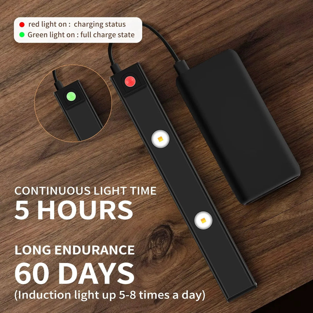 LumièresLED ultra mince Capteur de mouvement veilleuse sans fil
