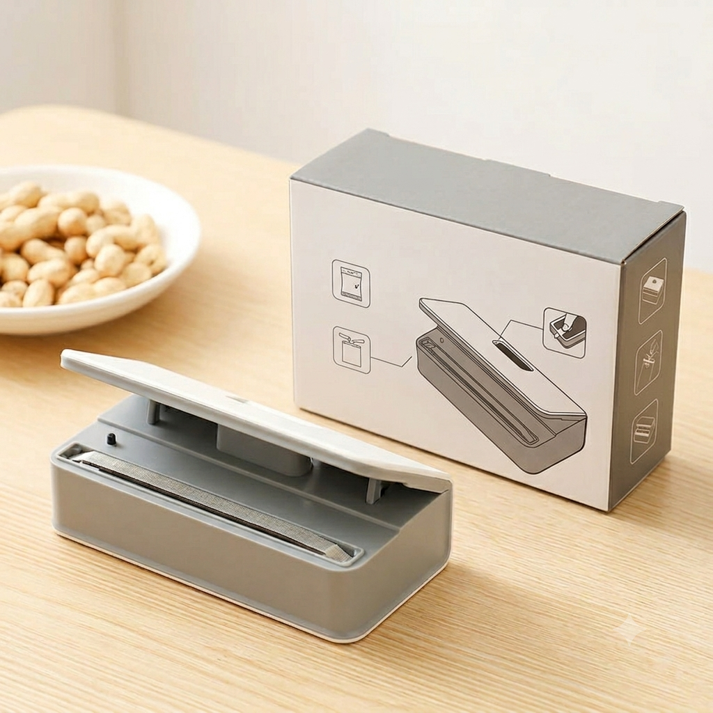 Mini scelleuse de sachets rechargeable USB – Scelleuse thermique portable pour conservation alimentaire