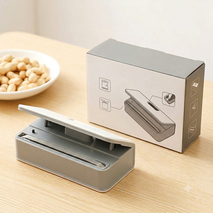 Mini scelleuse de sachets rechargeable USB – Scelleuse thermique portable pour conservation alimentaire