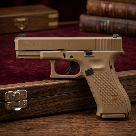 Réplique Gaz pistolet GLOCK 19X Coyote cal.6mm BB's
