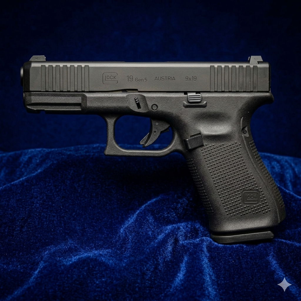 Pistolet airsoft Glock 19 Gen5 Gaz Blowback Noir Airsoft VFC-