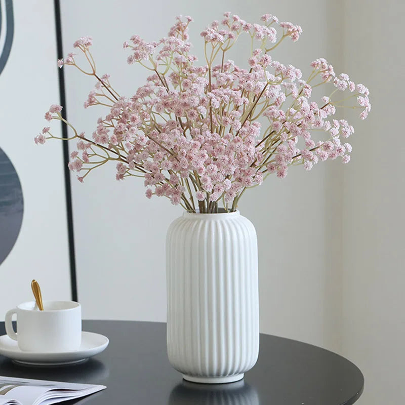 Petit vase en plastique nordique pour table maison fleur salon