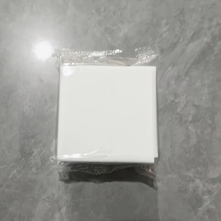 Support mural pour balance de salle de bain – Fixation adhésive sans perçage, plastique robuste