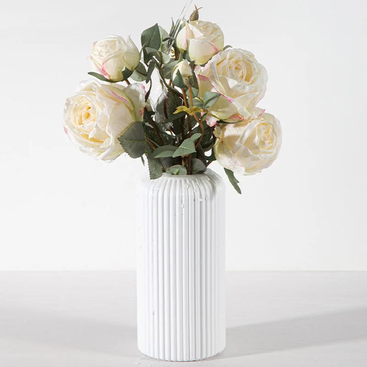 Petit vase en plastique nordique pour table maison fleur salon