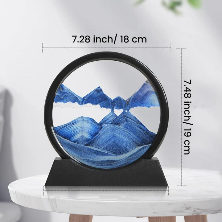 Sablier 3D Sable Quicksand Moving Sand Art